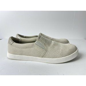 Dr. Scholl's Madison Faux Suede Slip On Sneakers, Women's Size 9.5M, Bone Color